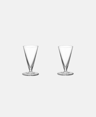 Geometry Snaps Glass, Set of 2