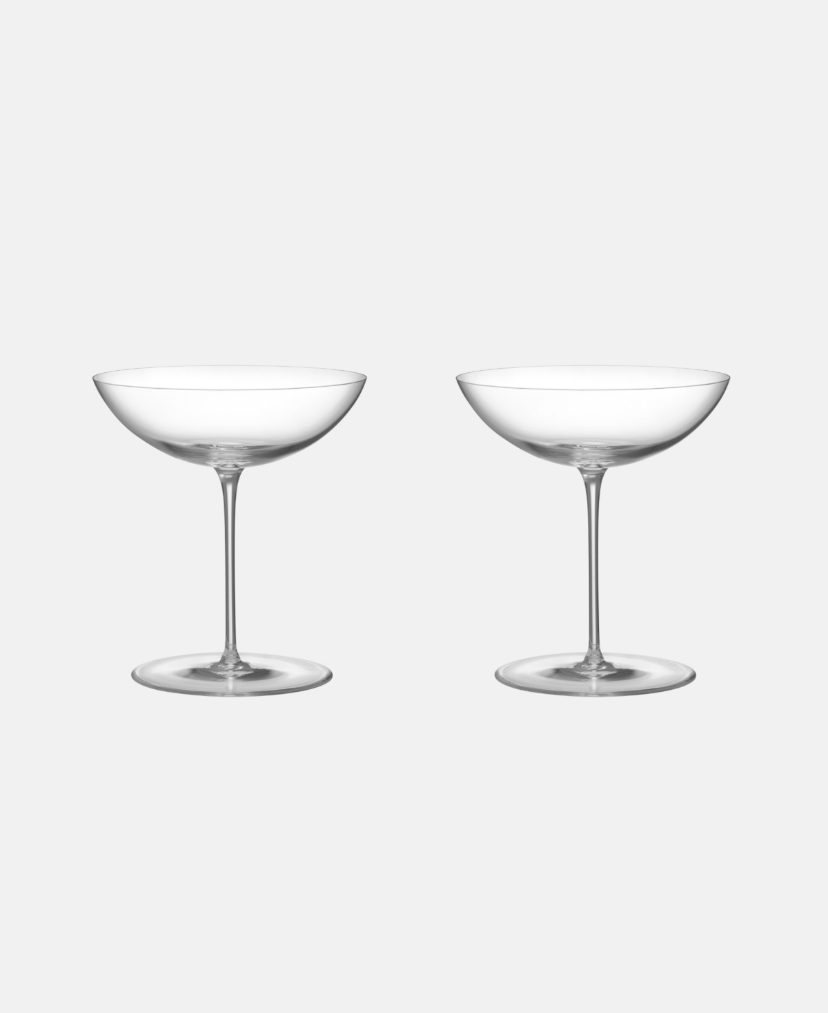 Orrefors Geometry Cocktail Glass, Set Of 2 In Clear