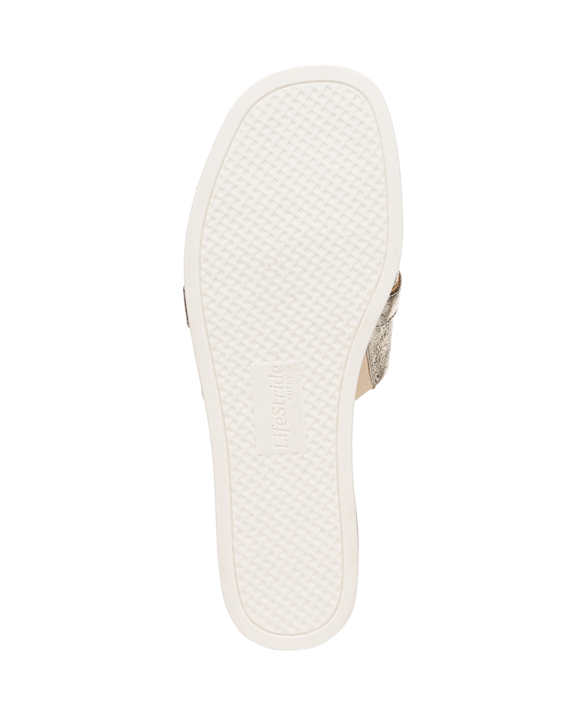 LIFESTRIDE WOMEN'S GENEVIEVE SQUARE OPEN TOE SLIDE PLATFORM SANDALS 