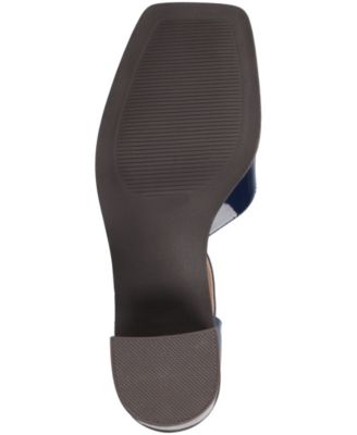 Women's Evangeline Block Heel Square Toe Pumps