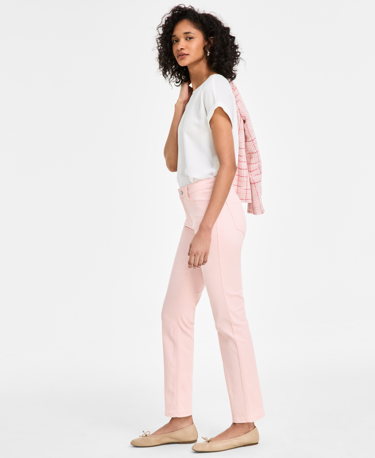 JONES NEW YORK WOMEN'S LEXINGTON STRAIGHT-LEG CITY JEANS 
