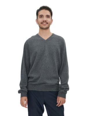 Men's 100% Cashmere Essential V-Neck Sweater