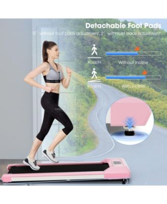 2.25 HP Walking Pad with LED Display and Remote Control