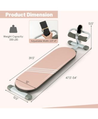 Multifunctional Sit Up Bench Workout Bench with 3 Gear Adjustable Angles and Adjustable Length