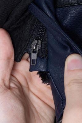 Boys Hooded Moto PU Leather Jacket With Lining