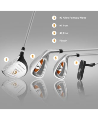 Set of 5 Ultimate 31" Portable Junior Complete Golf Club Set for Kids Age 11+