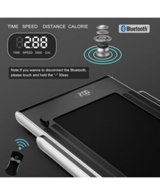 2.25HP 2 in 1 Folding Treadmill with APP Speaker Remote Control