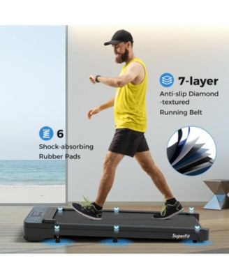 Walking Pad with 300 lbs Weight Capacity and Remote Control for Home