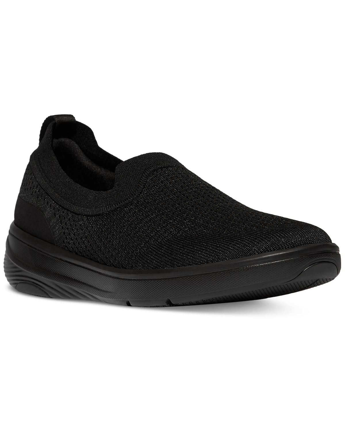 Women's Super-q Knit Slip-On Sneakers - All Black