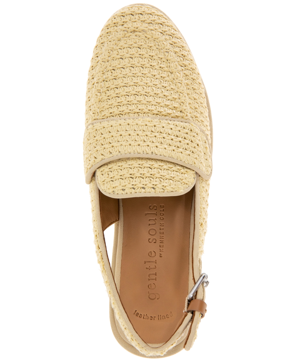 Gentle Souls - Caleb Raffia Slingback In Natural Raffia