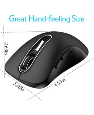 2.4G Wireless Mouse + USB Wired Mouse for Laptop, Desktop, PC, MacBook- 2 Pack