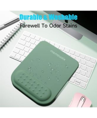Ergonomic Mouse Pad with Wrist Rest Support,Premium Memory Foam Cushioning for Pain Relief, Non-Slip PU Base for Stable Smooth Control - Perfect for Laptop, Computer, and Home Office