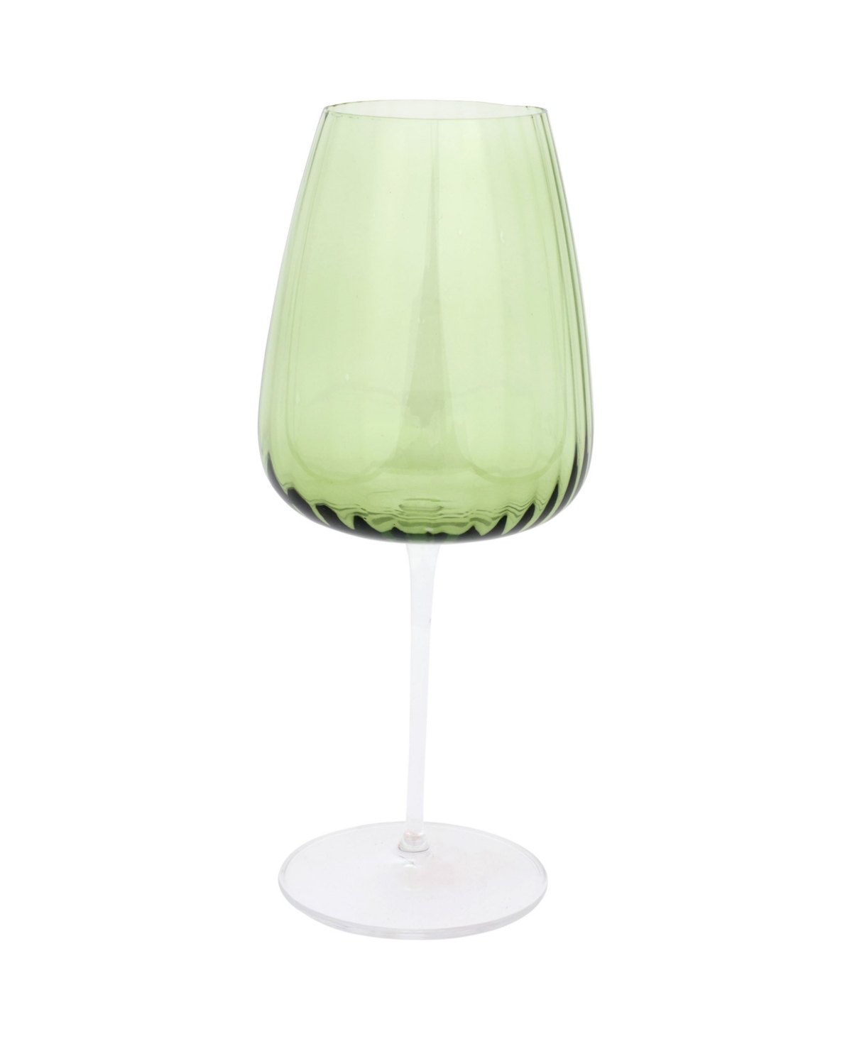 Vietri Francesca Water Glass In Green