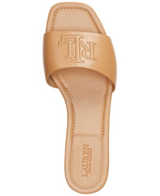 Lauren Ralph Lauren Women's Everly Slide Flat Sandals - Macy's