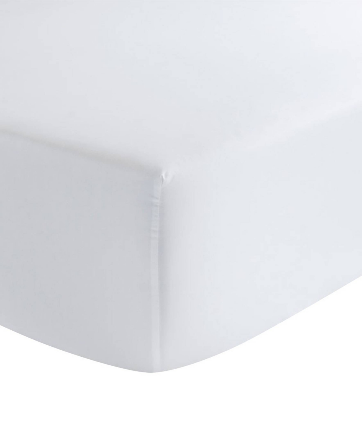 Boss Home By Hugo Boss Loft 300 Thread Count Cotton Fitted Sheet, Queen In Milk