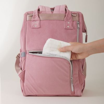 Corduroy Comfort Carryall Diaper Backpack