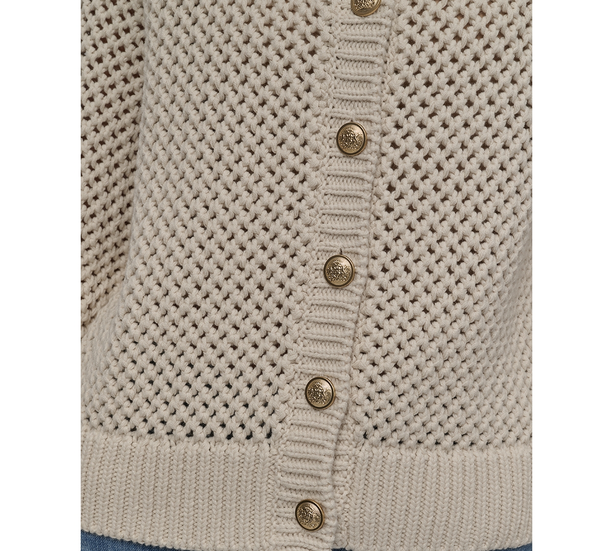 DKNY JEANS WOMEN'S OPEN-KNIT CARDIGAN 