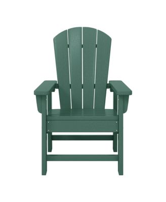 Kids Outdoor Adirondack Plastic Patio Chair (Set of 4)
