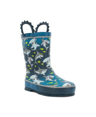 Boys Chiller Sharks Rain Boot