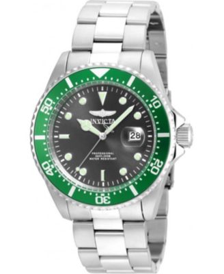 Men's 22021 Pro Diver Quartz 3 Hand Grey Dial Watch