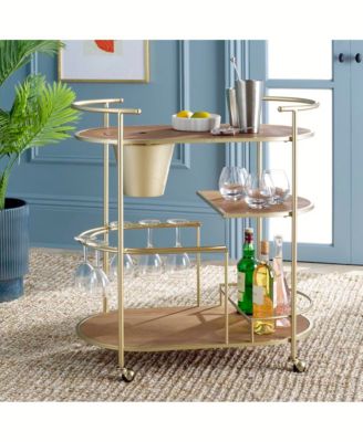 Alora 2 Tier Bar Cart W Bucket