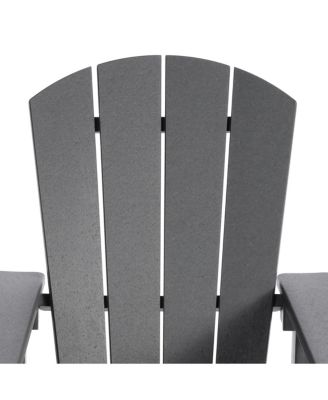 Kids 5-Piece HDPE Outdoor Square Patio Dining Table and Chairs Set