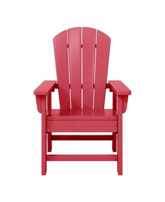 5-Piece HDPE Outdoor Square Patio Dining Table and Chairs Set