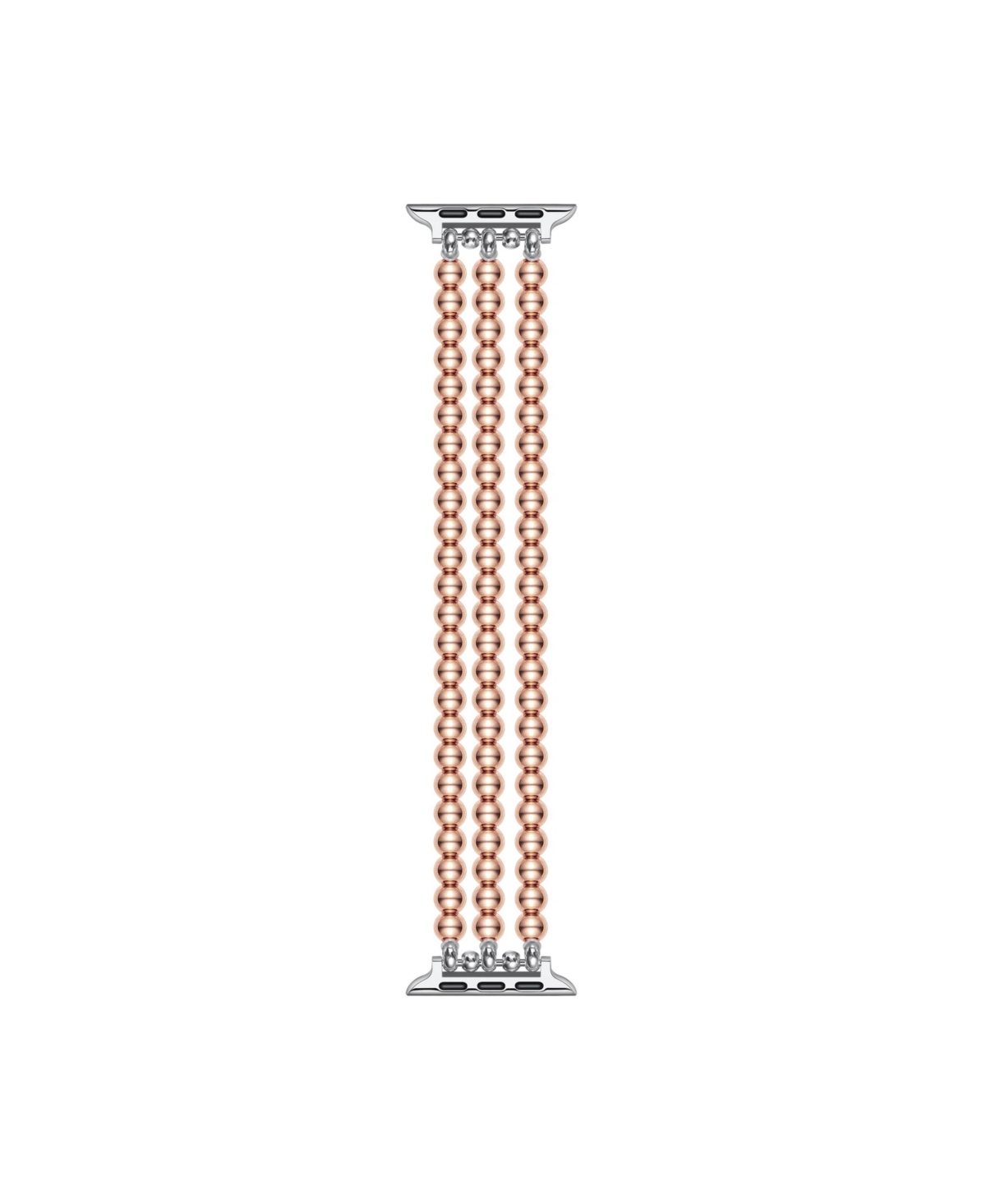 Posh Tech Nova Stainless Steel Band For Apple Watch 40,41,42mm In Rose Gold