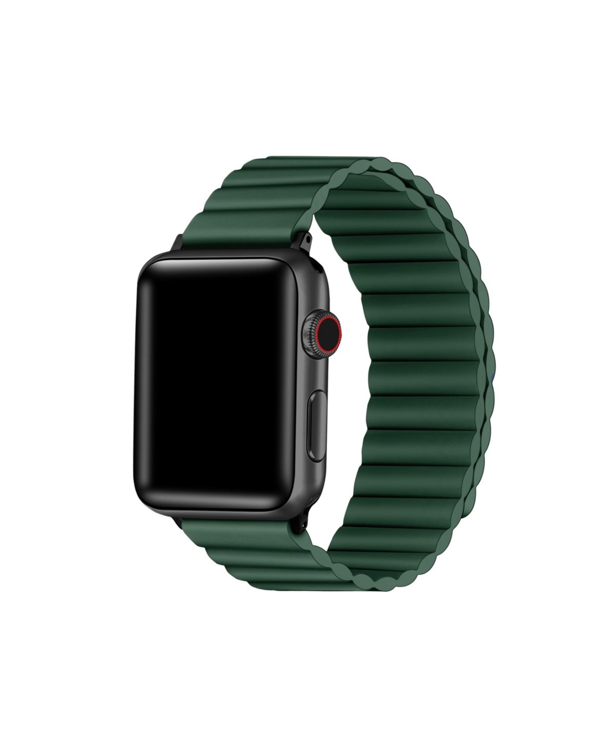 Magnetic Silicone Band for Apple Watch, Fits All Apple Watch Models - Dark Green