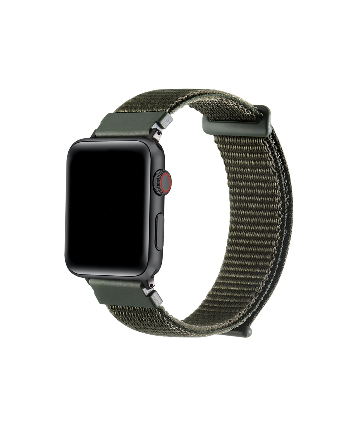 Posh Tech Emmett Nylon Band For Apple Watch, Fits All Apple Watch Models In Green