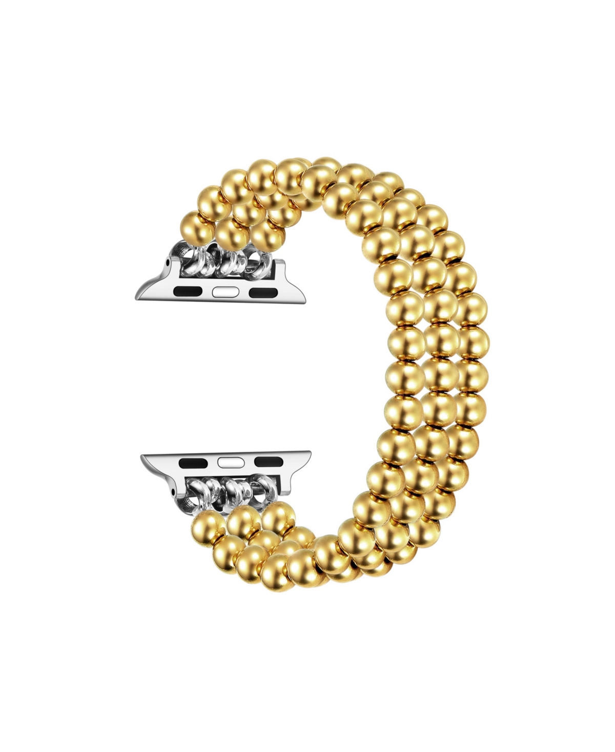 Posh Tech Nova Stainless Steel Band For Apple Watch, Fits All Apple Watch Models In Gold