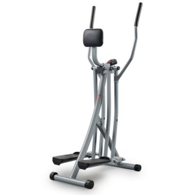 Air Walker Lightweight Manual Elliptical, Low-Impact 30-Inch Stride Glider Machine, Free SunnyFit App w/ Bluetooth