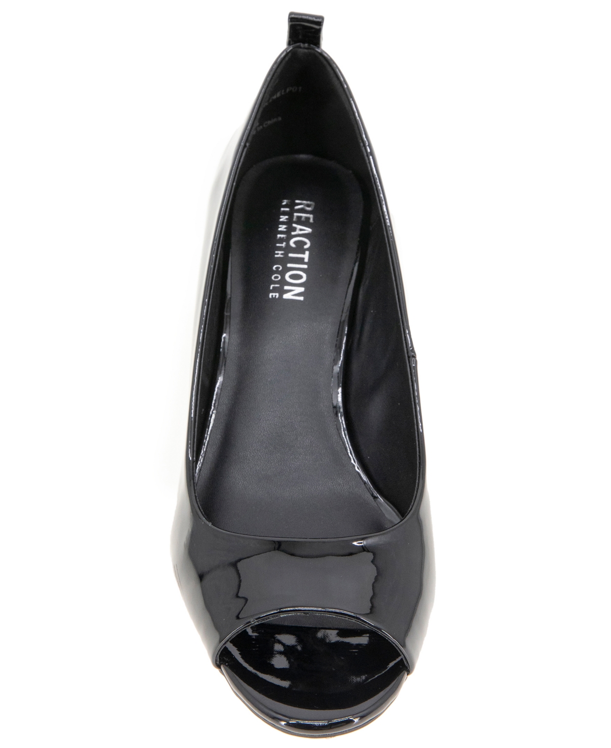 Kenneth Cole Reaction Women's Elinor Mid Wedge Pumps In Black Patent