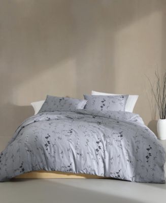 Calvin Klein Wildflower Cotton Sateen Duvet Cover Set - Macy's