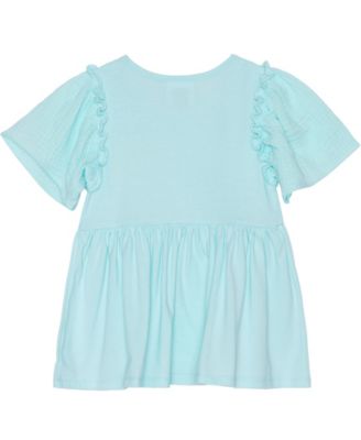 Toddler and Little Girls 2-piece Moana Born To Voyage Short Sleeve Top and Legging Set