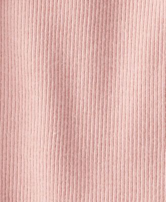 Baby Girls Organic Cotton 3-Pc. Ribbed Bodysuit Set