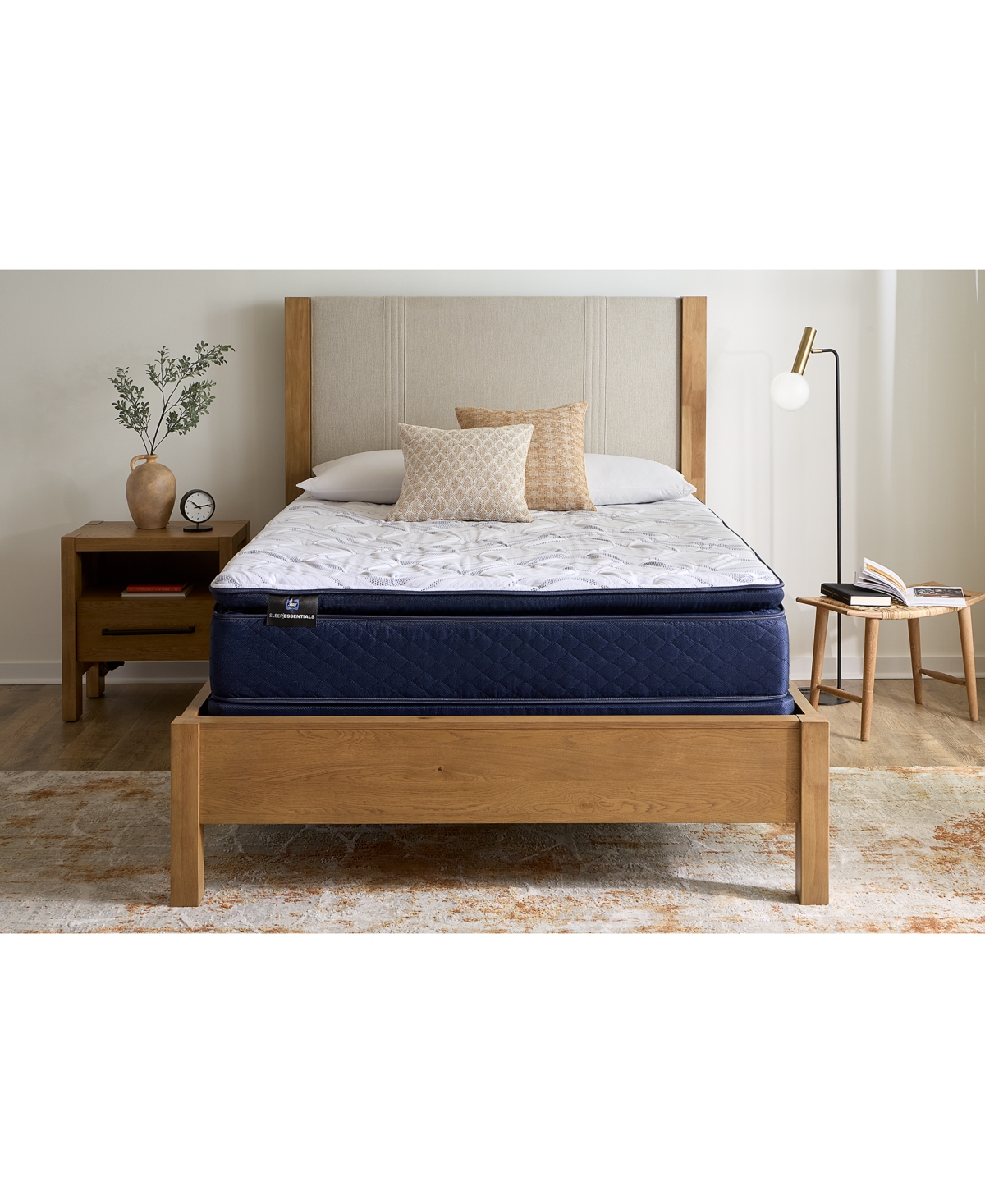 Sealy Essentials Escape 12.5" Plush Pillow Top Mattress Set In No Color