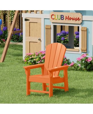 Kids Outdoor HDPE Adirondack Plastic Patio Chair