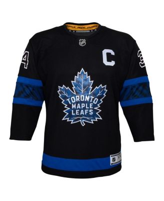Big Boys and Girls Auston Matthews Black Toronto Maple Leaf's Alternate Premier Player Jersey