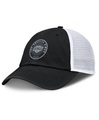 Fanatics - Men's Black/White Los Angeles Kings Averie Trucker Adjustable Hat