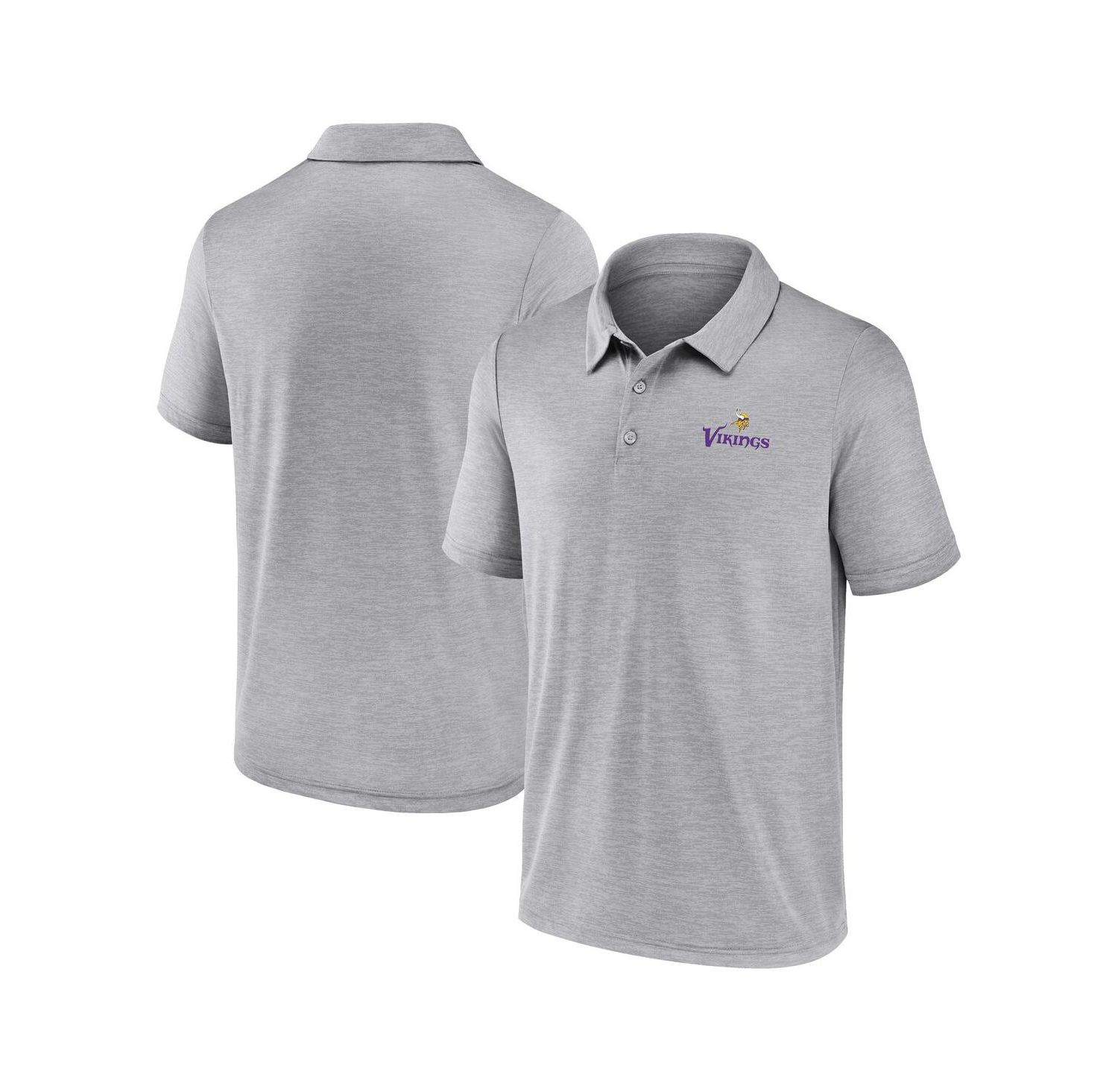 Men's Gray Minnesota Vikings Making Waves Polo