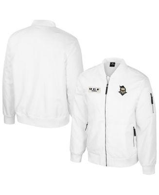 Colosseum Men's UCF Knights White Rabbit Full-Zip Bomber Jacket - Macy's