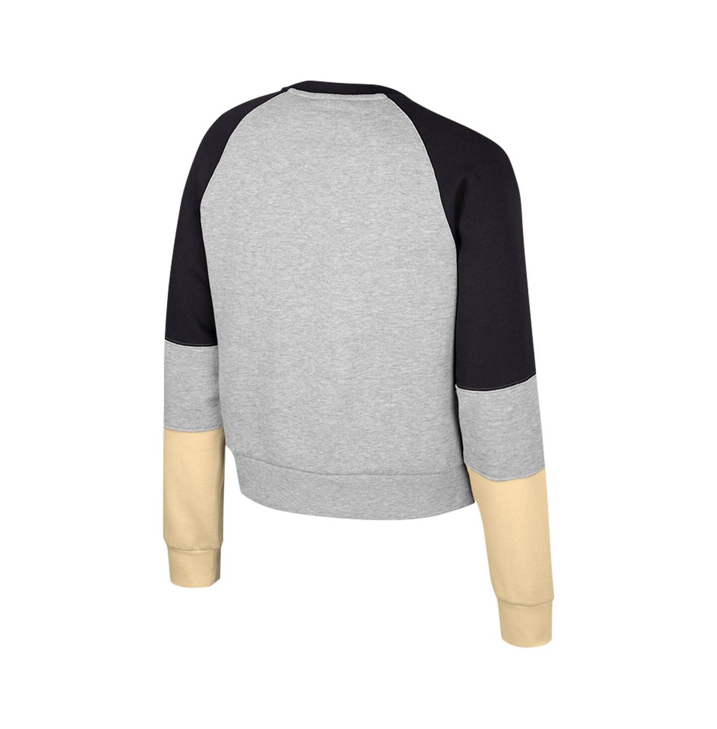 Толстовка Colosseum Heather Gray Purdue Boilermakers Katinka Rhinestone Pullover для девочек — фото 3