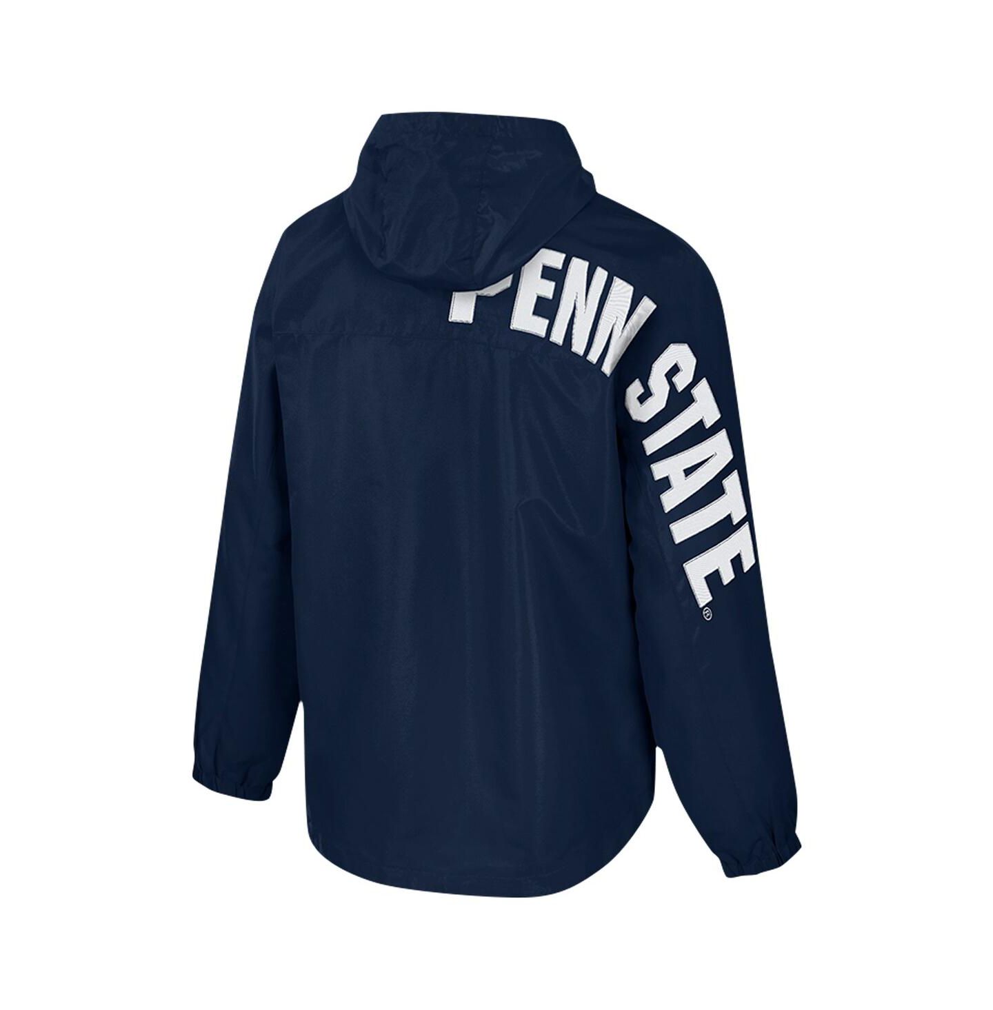 Мужская куртка Colosseum Navy Penn State Nittany Lions Reloaded Anorak Half-Zip — фото 2