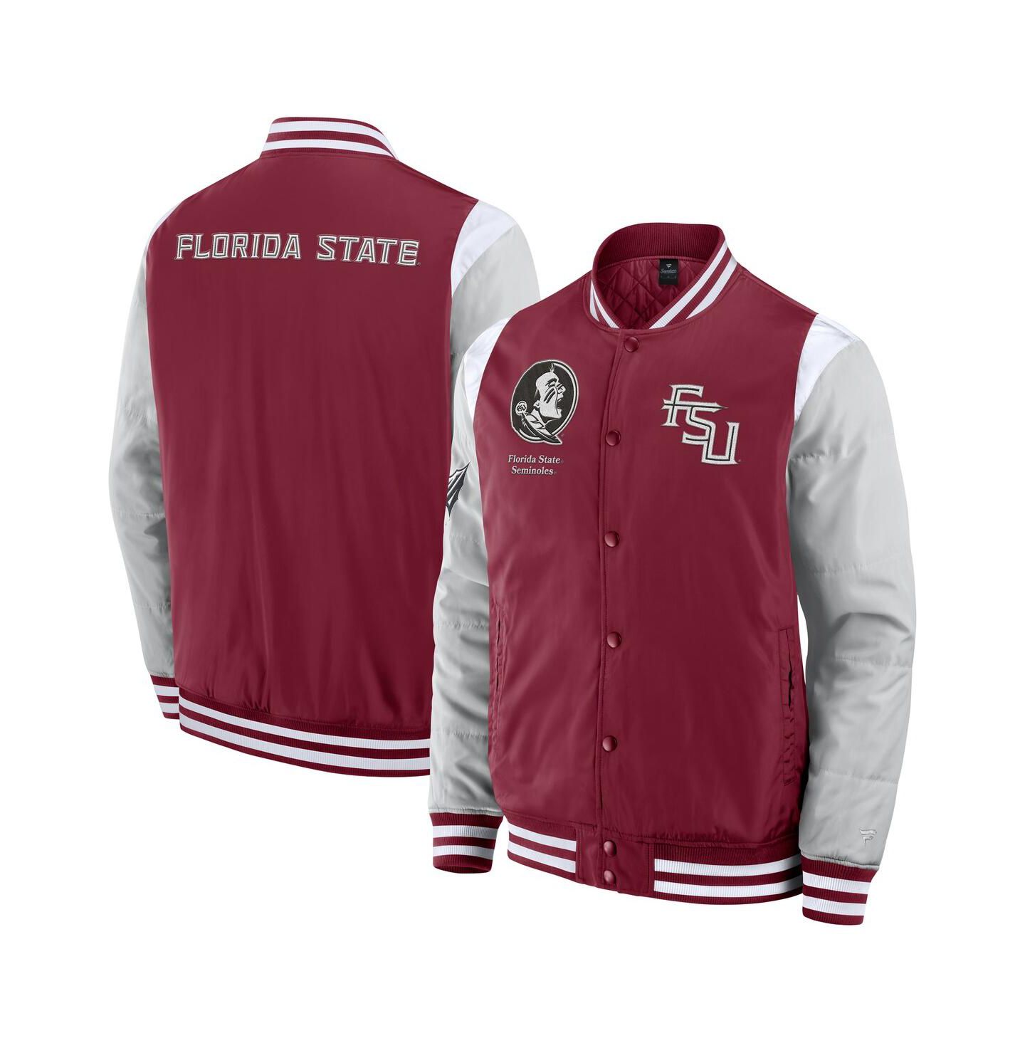 Мужская куртка Fanatics Garnet Florida State Seminoles Elements Elite Full-Snap — фото 1