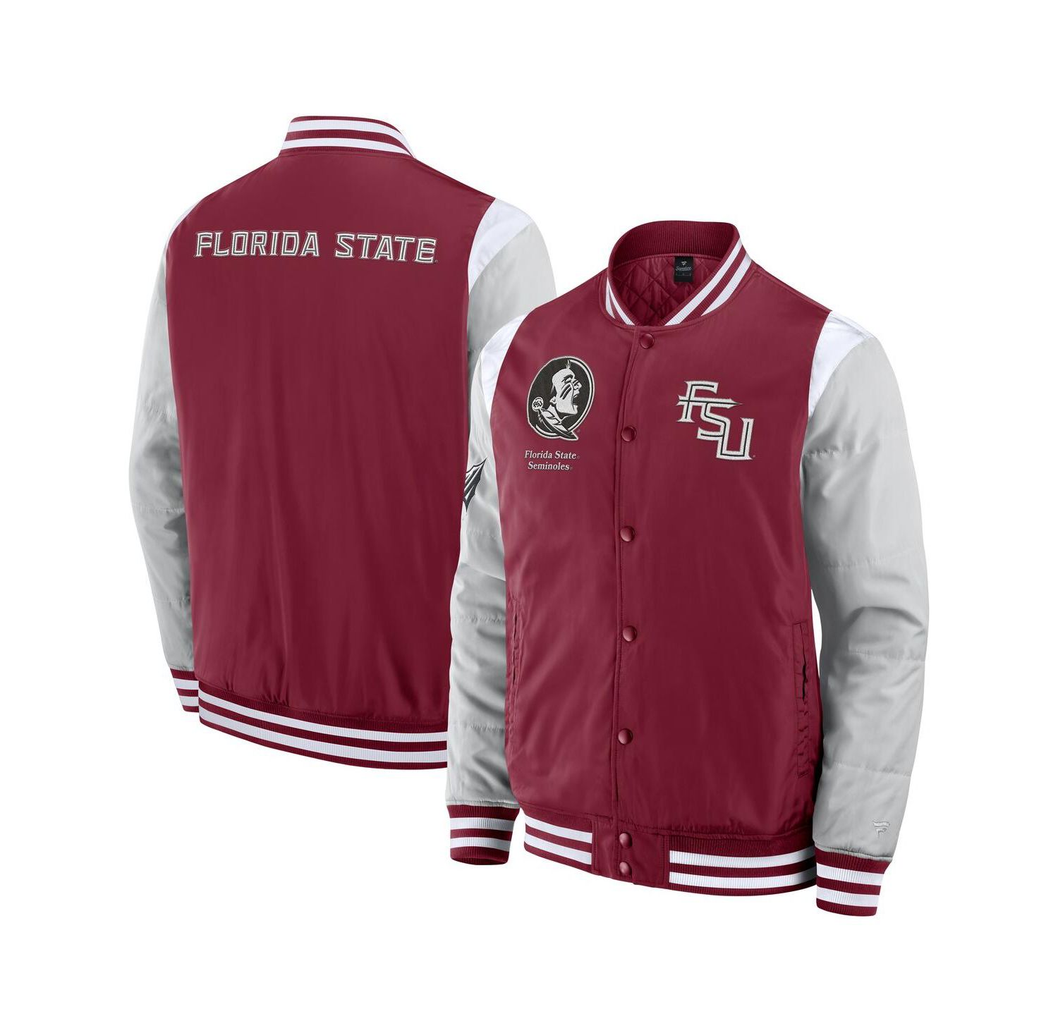 Men's Garnet Florida State Seminoles Elements Elite Full-Snap Jacket