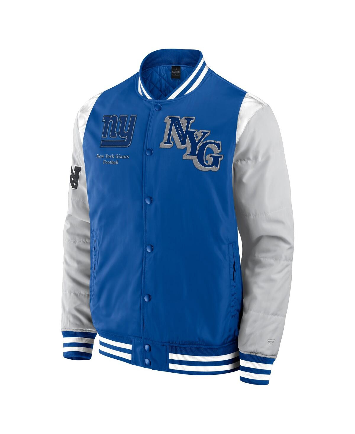 Fanatics Men's And Women's Royal New York Giants Elements Elite Full-snap Jacket In Royal