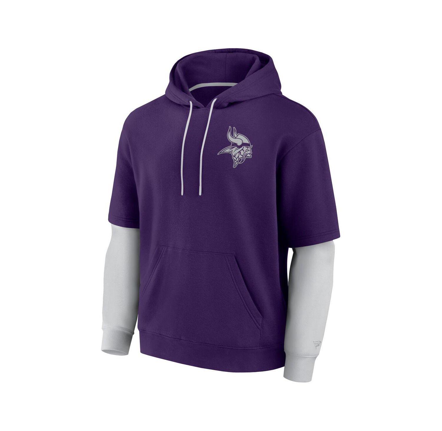 Men's and Women's Purple Minnesota Vikings Sleek Elements Pullover Hoodie