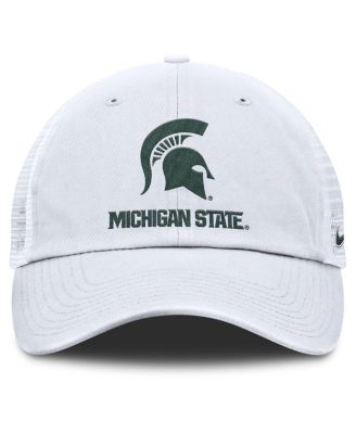 Men's White Michigan State Spartans Club Trucker Adjustable Hat