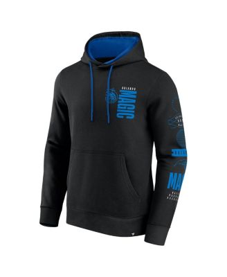 Men's Black Orlando Magic Game Time Crossover Pullover Hoodie
